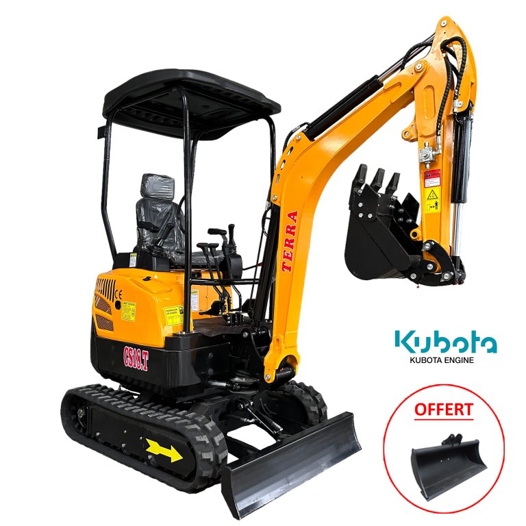 Mini Excavator TERRA CS18.T - Image 6