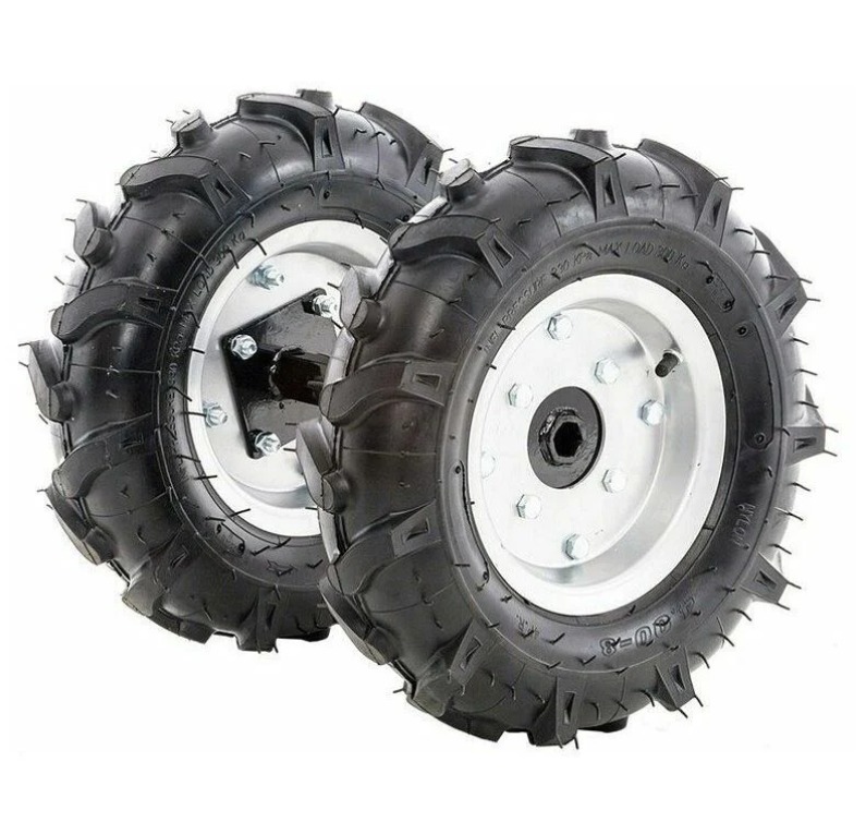 Kit 2 Pneumatic Wheels 400x8 – LEA